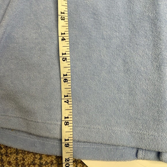 Retro Terry Cloth Blue Short Sleeve Top by Bar III New with Tags - Picture 6 of 9